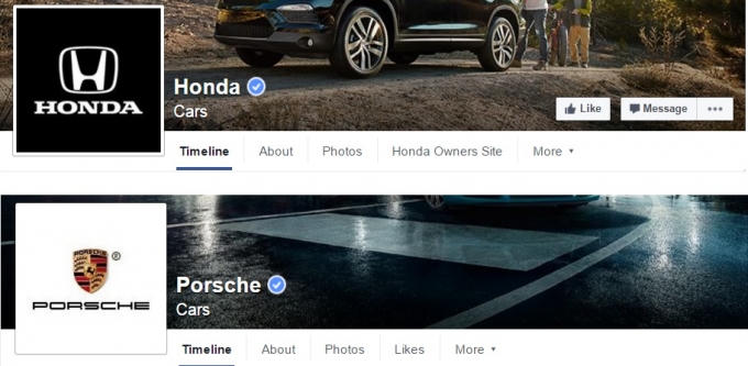 Các Fanpage chính hãng hoặc người nổi tiếng thường có ký hiệu "v" phía sau tên.