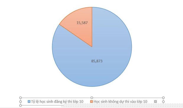 Số học sinh đăng ký và không đăng ký dự thi vào lớp 10 trường công lập của Hà Nội năm học 2019-2020