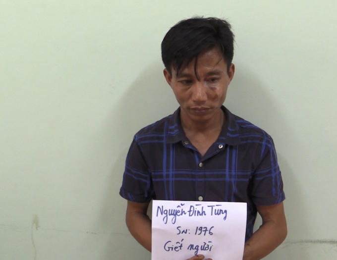 Đối tượng tại cơ quan c&ocirc;ng an.