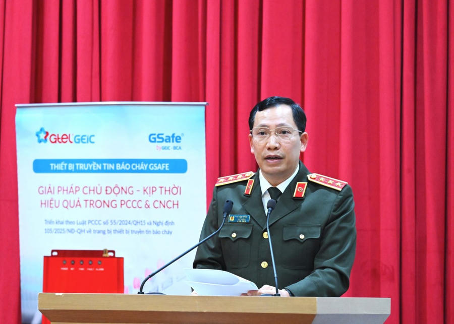 Thứ trưởng Lê Văn Tuyến phát biểu chỉ đạo tại Lễ ra mắt.