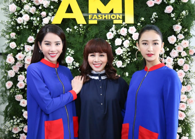 Nam Em, nhà thiết kế Hằng Nguyễn và Hà Thu.