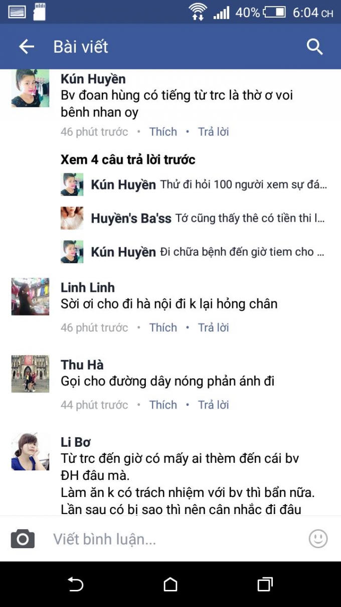 Hầu hết cư dân mạng đều tỏ ra vô cùng phẫn nộ trước hành động vô trách nhiệm của bác sĩ. (Nguồn: FB)