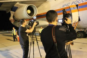 Các phóng viên Nga cũng sang Việt Nam tác nghiệp, đưa tin sự kiện