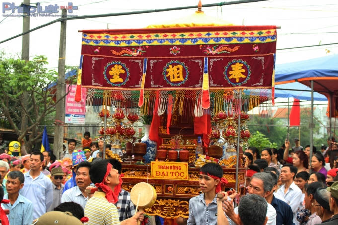 Họ Trần ở phía đông làng Cổ Linh. (Ảnh: Đức Biên).