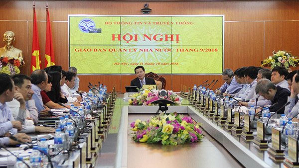 Hội nghị giao ban Quản lý nhà nước quý 3 của Bộ Thông tin &amp; Truyền thông.