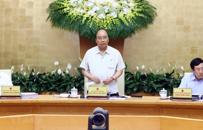 Thủ tướng Nguyễn Xuân Phúc phát biểu. (Ảnh: Thống Nhất/TTXVN)