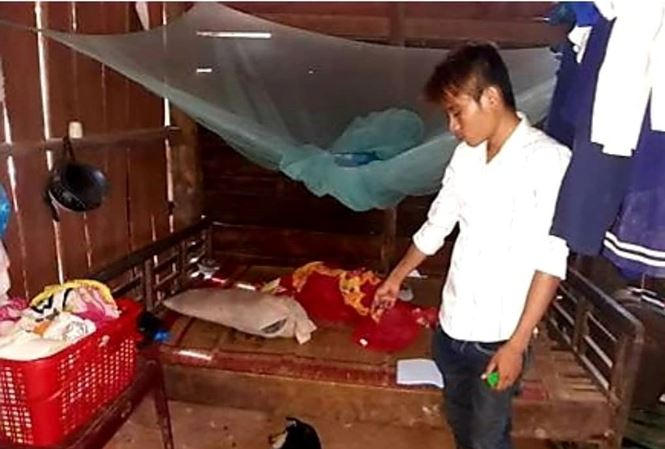 Hiện trường nơi Thảo thực hiện hành vi đồi bại.