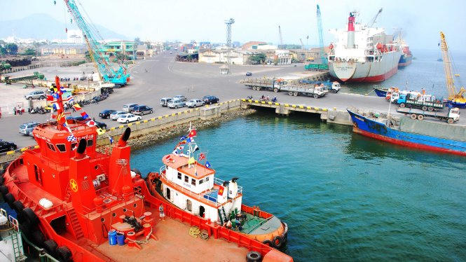 Một góc cảng Quy Nhơn.