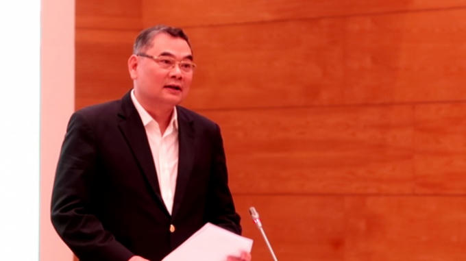 Chánh văn phòng, người phát ngôn Bộ Công an, Thiếu tướng Tô Ân Xô.