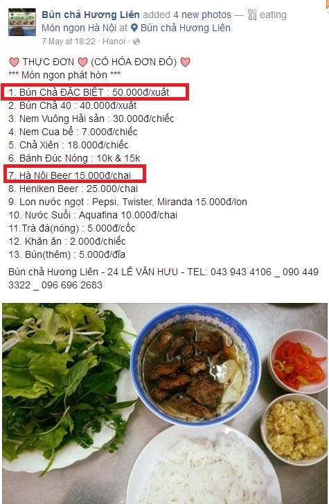 Những món ăn xuất hiện trong thực đơn của Tổng thống. (Nguồn: Internet)