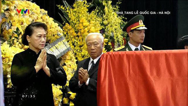 Đang diễn ra Lễ viếng nguy&ecirc;n Tổng B&iacute; thư Đỗ Mười