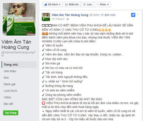 Cẩn trọng khi dùng Viêm âm tán Hoàng cung đang bán tràn lan trên thị trường