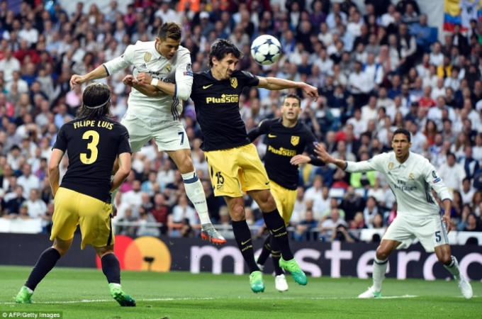 Kết quả trận Real vs Atletico, bán kết Champions League.