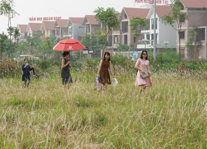 Với vẻ đẹp thơ mộng thu hút nhiều người dân đi qua đây ghé vào tham quan, chụp ảnh.