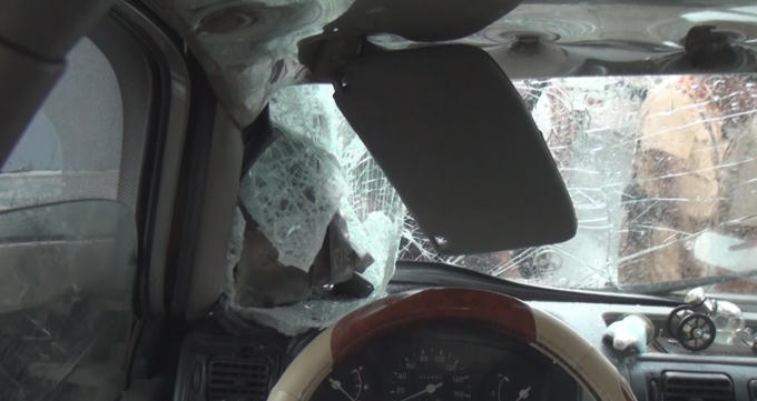 Xe ô tô hư hỏng nặng.