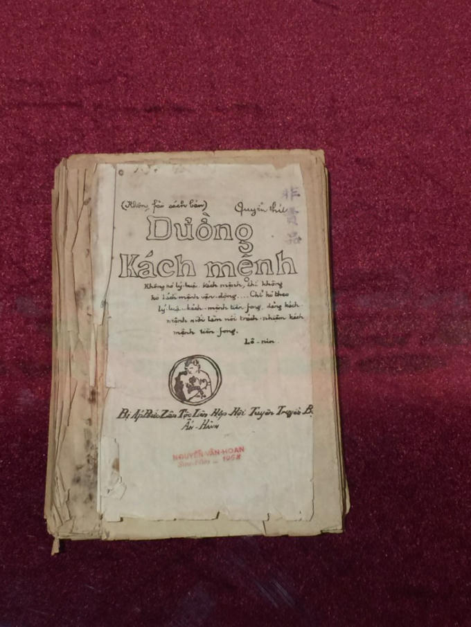 Bảo vật quốc gia - cuốn Đường Kách mệnh bản gốc duy nhất còn lại đến nay được Bảo tàng Lịch sử quốc gia trưng bày từ nay đến 10-12.