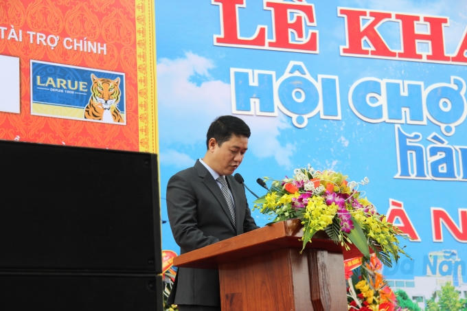 Ông Nguyễn Hà Bắc phát biểu tại Lễ khai mạc. Ảnh: Vân Trương