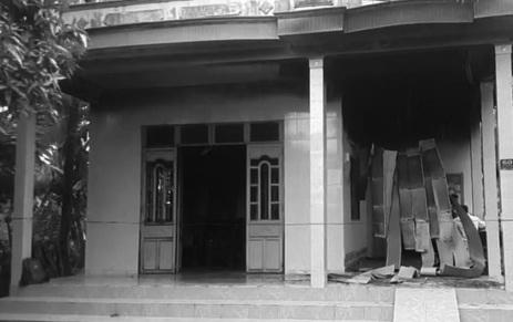 Căn nhà nơi xảy ra vụ án đau lòng.