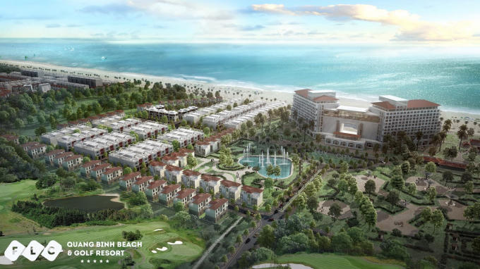 Khách sạn FLC Grand Hotel Quang Binh với tầm nhìn hướng biển.