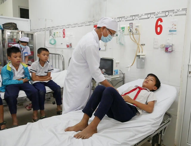 Tình trạng sức khỏe của các em đã tạm ổn định.