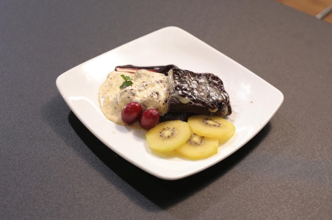 Món bánh Brownie của Minh Phương rất hấp dẫn.