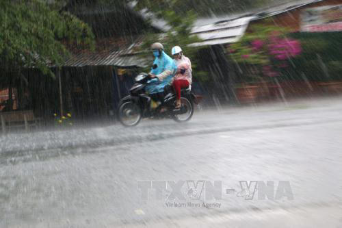 Ảnh hưởng của rãnh thấp, Bắc Bộ có mưa giông. Ảnh: minh họa/ Nguồn: TTXVN