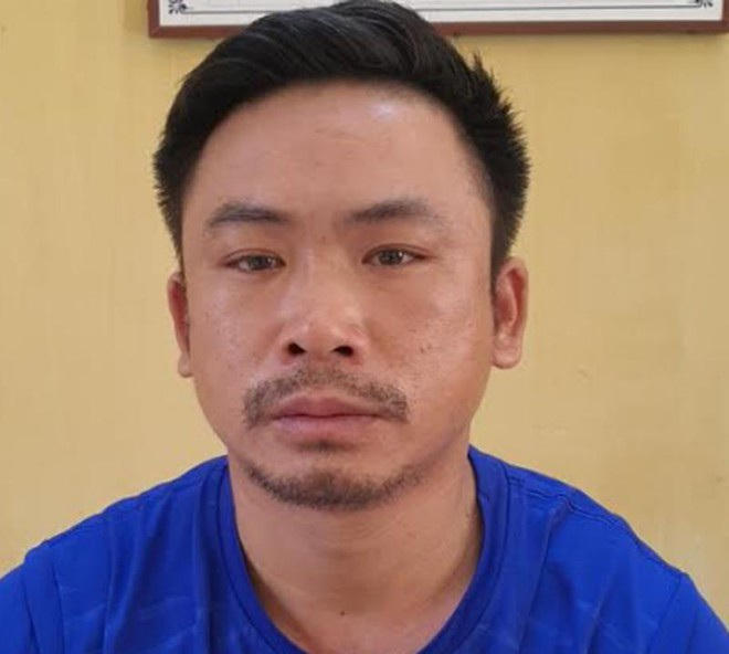 Đối tượng Lầu A Chá tại cơ quan Công an