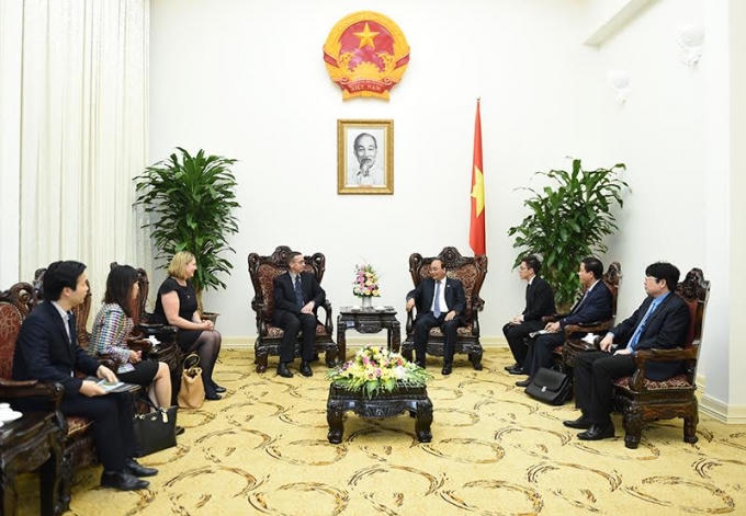 Thủ tướng Nguyễn Xuân Phúc cho biết giáo dục, đào tạo là một trong những lĩnh vực ưu tiên hàng đầu của Việt Nam trong quan hệ hợp tác với New Zealand.