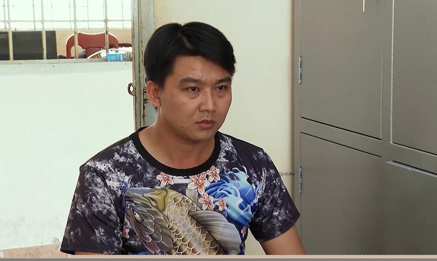 Trần Ngoại Giao tại cơ quan C&ocirc;ng an. Ảnh: Thanh Nam&nbsp;