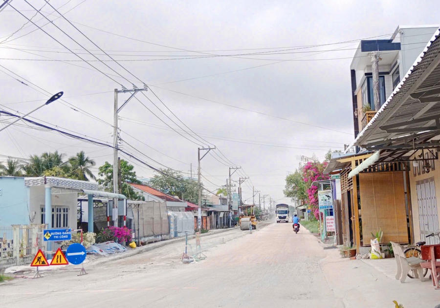 Công tác quản lý quy hoạch, trật tự xây dựng và đầu tư công xã Vĩnh Mỹ được triển khai chặt chẽ.