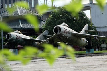 Những chiếc MiG-17 đã từng gắn bó với các phi công Việt Nam trong cuộc kháng chiến chống Mỹ, cứu nước.