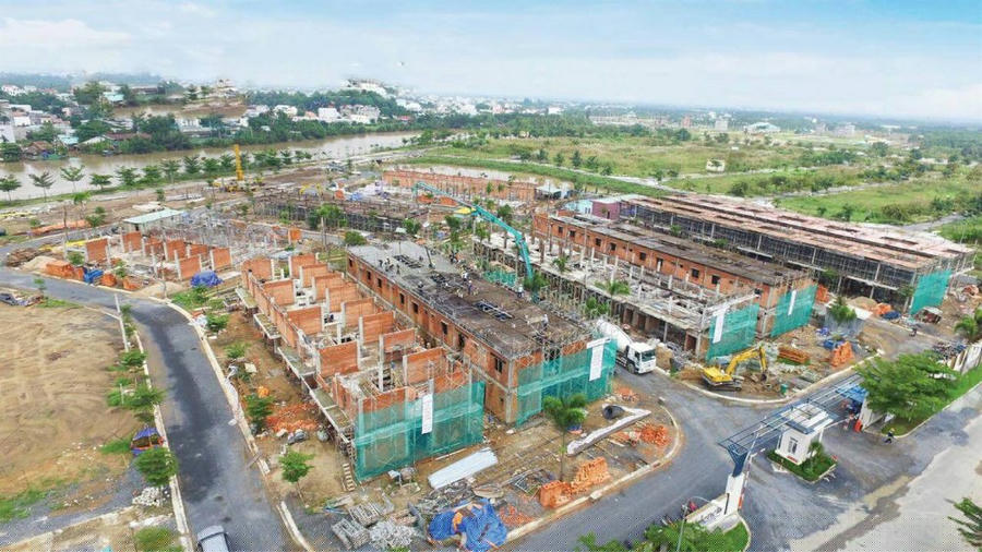 Dự án Valencia Riverside (phường Phú Hữu, quận 9, TP.HCM).