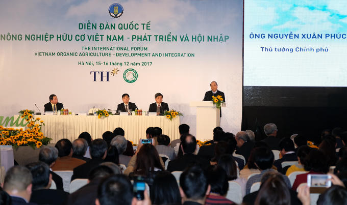 Thủ tướng Chính phủ phát biểu tại Diễn đàn quốc tế nông nghiệp hữu cơ 2017.