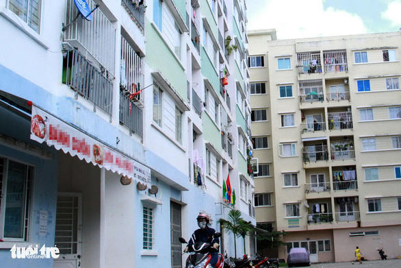Một dự án nhà ở xã hội ở phường Nại Hiên Đông, quận Sơn Trà, Đà Nẵng do tư nhân làm chủ đầu tư - Ảnh: HỮU KHÁ.