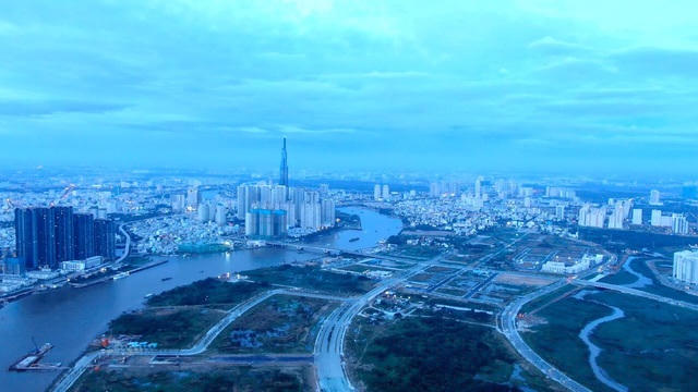 TPHCM đấu giá 4 lô đất với tổng diện tích khoảng 30.000m2 trong Khu đô thị mới Thủ Thiêm (ảnh: Phạm Nguyễn)