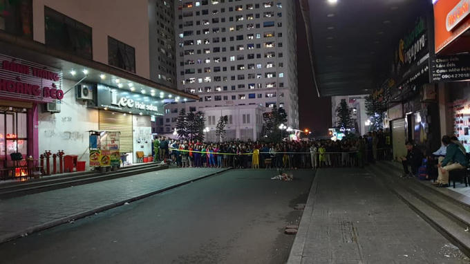 Hiện trường xảy ra vụ việc.
