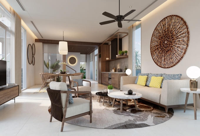 Các căn hộ sang trọng, tiện nghi.