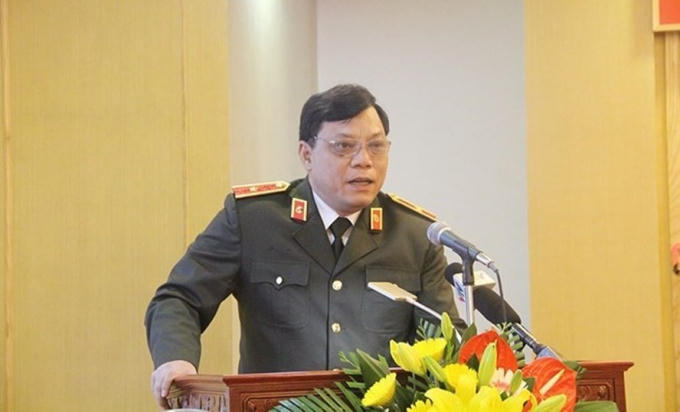 Thiếu tướng Nguyễn Hải Trung nói về tín dụng đen trong buổi họp HĐND tỉnh ngày 13/12 vừa qua.
