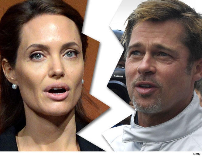 Sự tan vỡ của cặp đôi Angelina Jolie - Brad Pitt. (Ảnh: Getty)