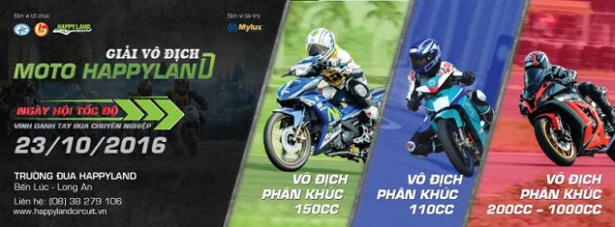 Giải vô địch Moto Happyland và giấc mơ chuyên nghiệp