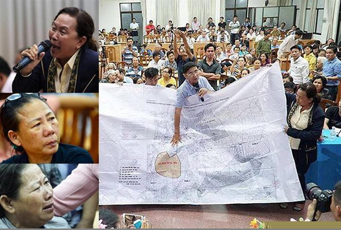 Nhiều người dân Thủ Thiêm bức xúc trình bày nỗi khổ vì dự án mỗi khi có đợt tiếp xúc cử tri.