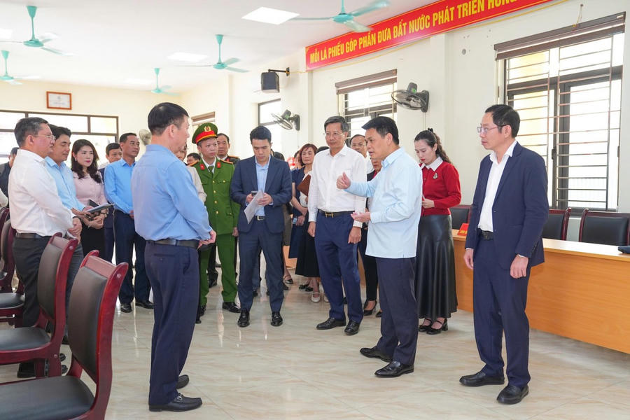 Chủ tịch TP Lê Ngọc Châu ghi nhận và đánh giá cao sự chủ động, quyết liệt của các địa phương trong công tác chuẩn bị bầu cử