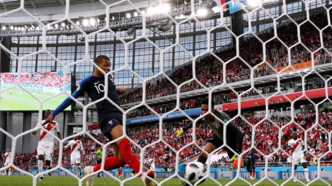 Đây là bàn thắng đầu tiên của tiền đạo đang thuộc biên chế PSG ở sân chơi World Cup.