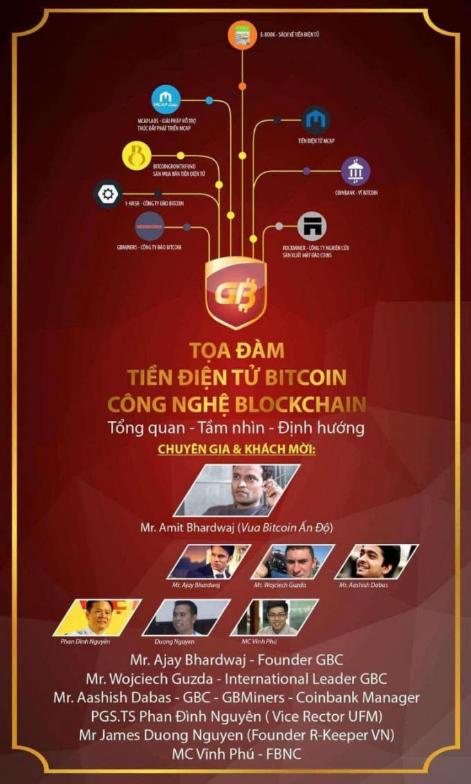 Tọa đàm tiền điện tử Bitcoin và Công nghệ Blockchain thời đại Cách mạng công nghiệp 4.0.