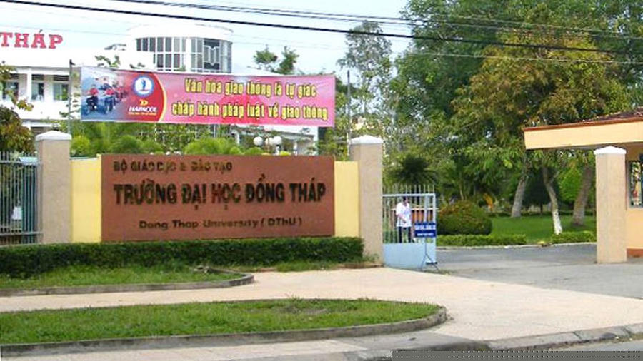 Phần công việc còn lại của Gói thầu Xây lắp Nhà học thí nghiệm - Trường Đại học Đồng Tháp được chỉ định thầu. Ảnh: Xuân Dũng