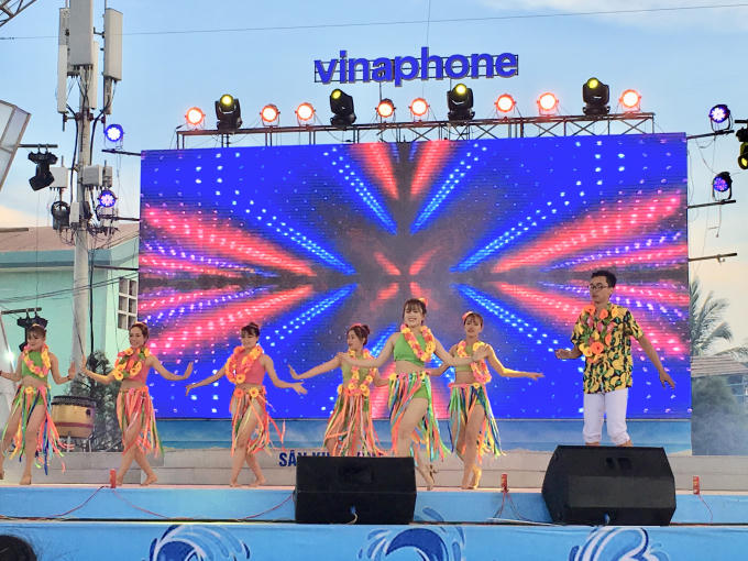 Chương trình Khai trương mùa du lịch biển Đà Nẵng 2019 diễn ra chiều 26/4 tại Công viên biển Đông.