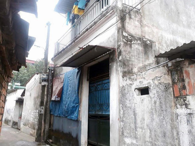 Ngôi nhà xảy ra sự việc đau lòng. Ảnh: An ninh thủ đô.
