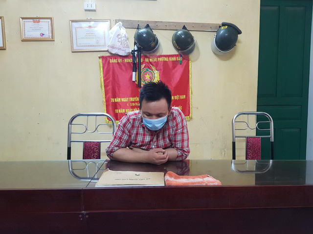 Nguyễn Văn Quý tại cơ quan Công an.