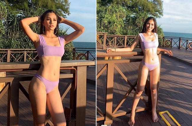 Mặc bikini độc đáo, Tiểu Vy hứa hẹn 'vượt mặt' các đàn chị về độ nóng bỏng - ảnh 5