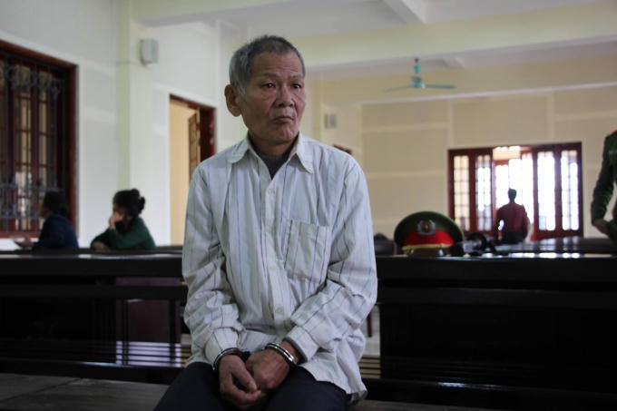 Bị cáo Nguyễn Văn Đào tại phiên xét xử ngày 22/12.